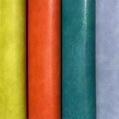 Retro cowhide uigeach céir nádúrtha céir fabraic leathair sintéiseach sintéiseach le haghaidh leabhar nótaí leabhar nótaí málaí láimhe